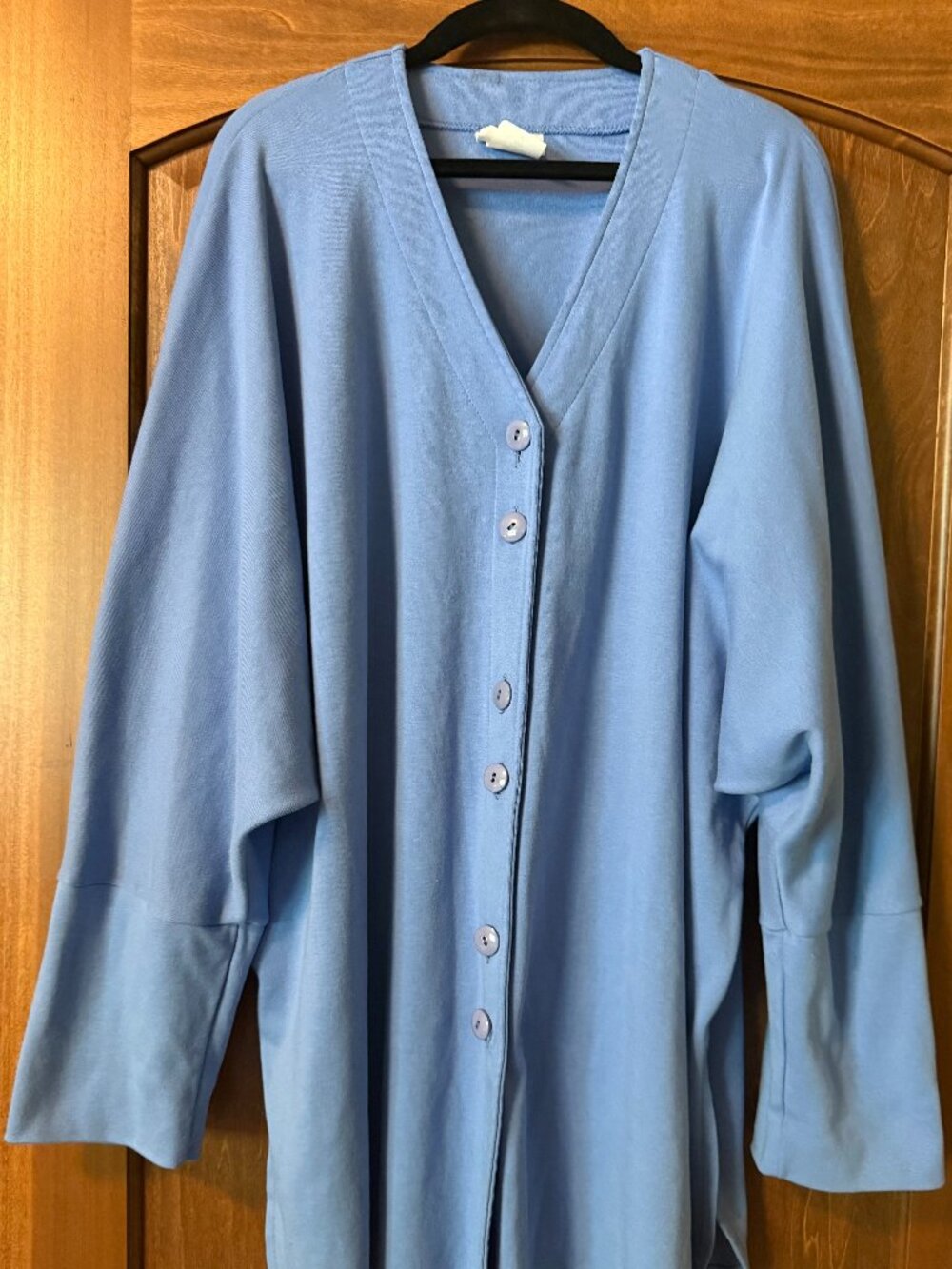 Vintage Blue Weekenders Made In Canada Oversized Cardigan